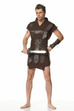 Costume guerrier homme 4 pièces avec épée