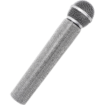 Microphone de costume pop star