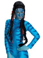 Perruque neytiri deluxe d'avatar
