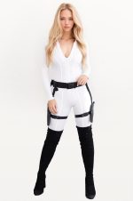 Costume assassin veuve blanche pour femme