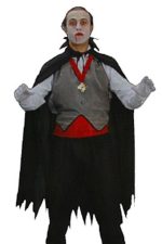 Costume vampire homme avec cape et gilet