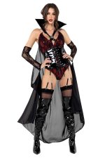 Costume vampire Playboy en sequins et dentelle