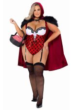 Déguisement playboy grande taille chaperon rouge forêt enchantée