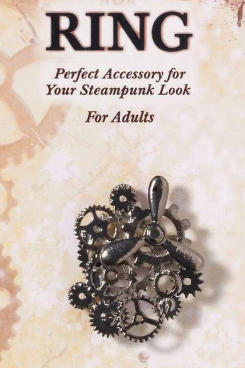 Bague steampunk costume