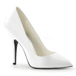 Escarpins blancs classiques à talons 13 cm