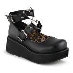 Talons plateforme Mary Jane cœur 2,25"