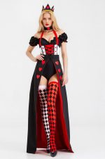 Costume reine de cœur rouge sexy