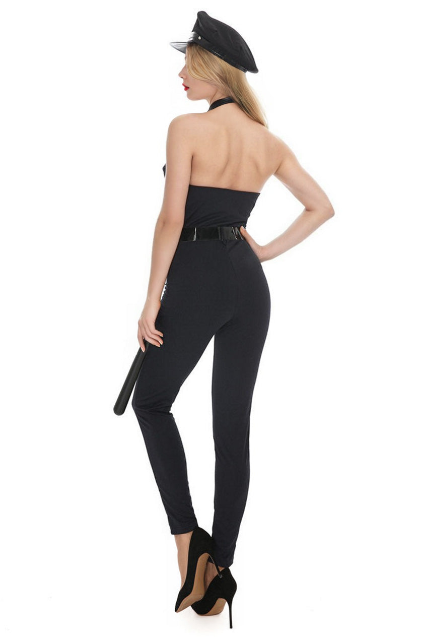 Costume policier sexy combi zippée et accessoires – Image 3